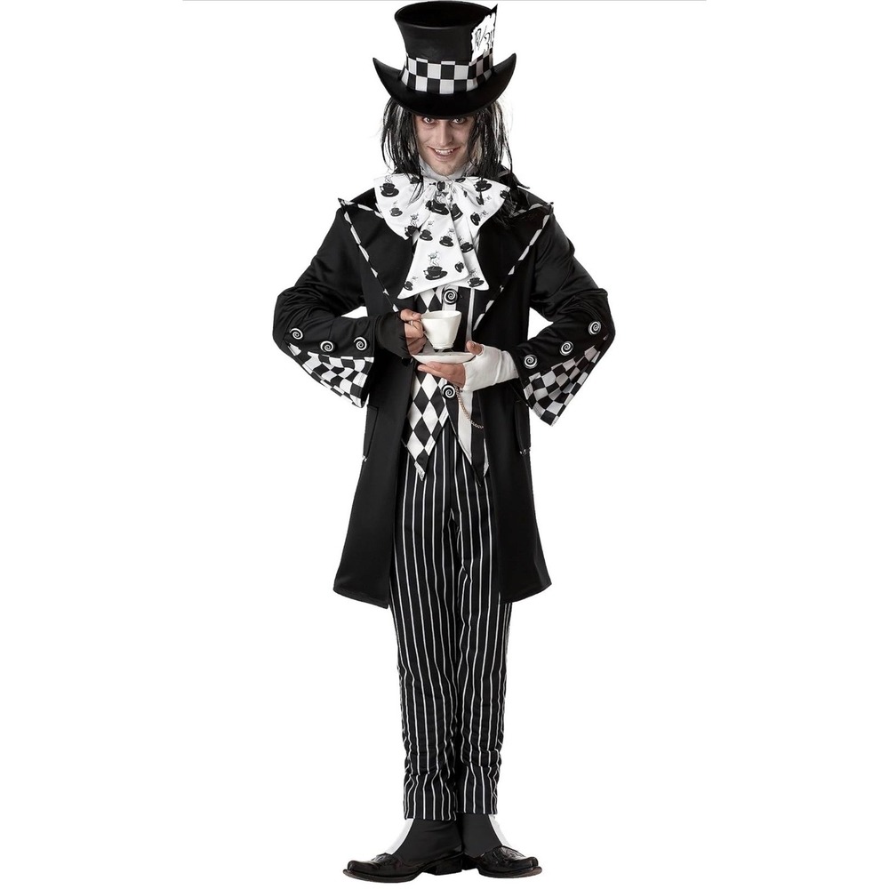 California Costumes Mens Mad Hatter Halloween Costume Large